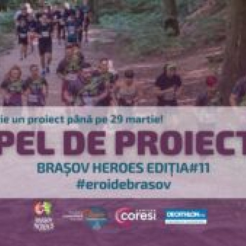 Au început pregătirile pentru Brașov Heroes #11: Cautăm proiecte inovatoare pentru cursa cu obstacole a comunității. Data limită pentru depunerea proiectelor este 29 martie 2024