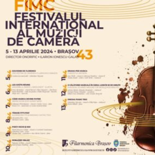 Revenirea Festivalului Internațional al Muzicii de Cameră în Brașov în aprilie 2024: Bilete disponibile acum!