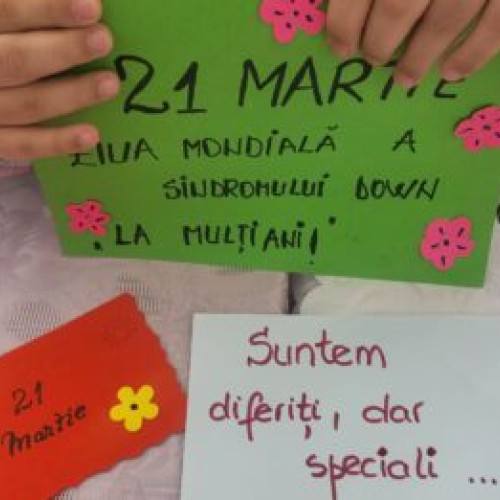 Sărbătorirea Zilei Mondiale a Sindromului Down în municipiul Brașov