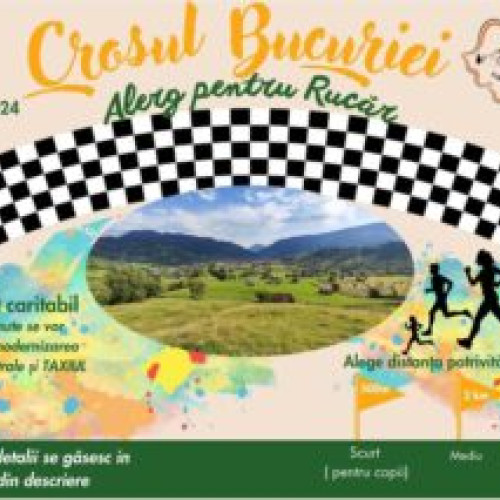 Crosul Bucuriei pentru Rucăreni: o cursă benefică în acest weekend
