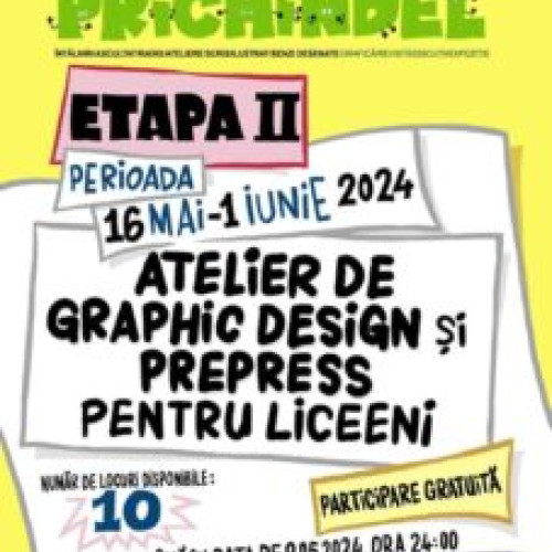 Atelier gratuit de graphic design și prepress pentru liceeni din Braşov