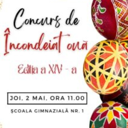 Concurs de încondeiat ouă la Râșnov! Elevii își demonstrează talentul în tradiționala competiție de Paște