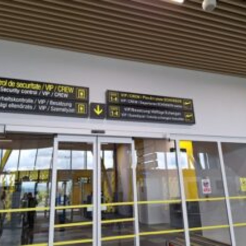 Primarul orașului Nurnberg în vizită la Aeroportul Brașov-Ghimbav alături de oficialitățile locale