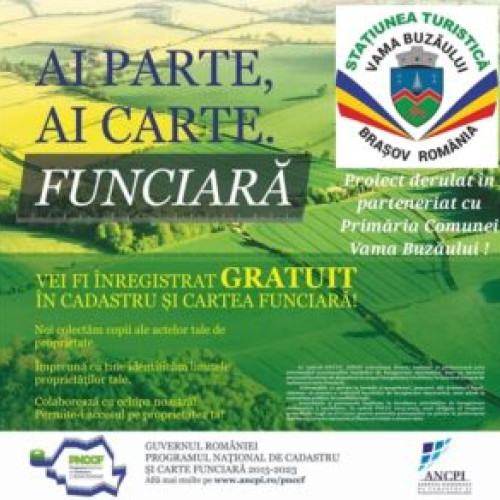 Vama Buzăului are carte funciară după 150 de ani