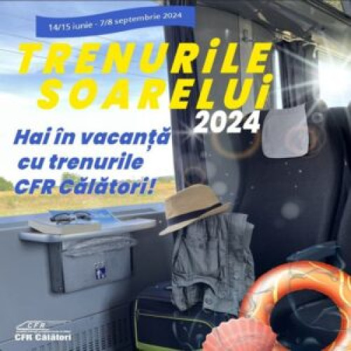 Programul estival &quot;Trenurile Soarelui&quot; începe vineri